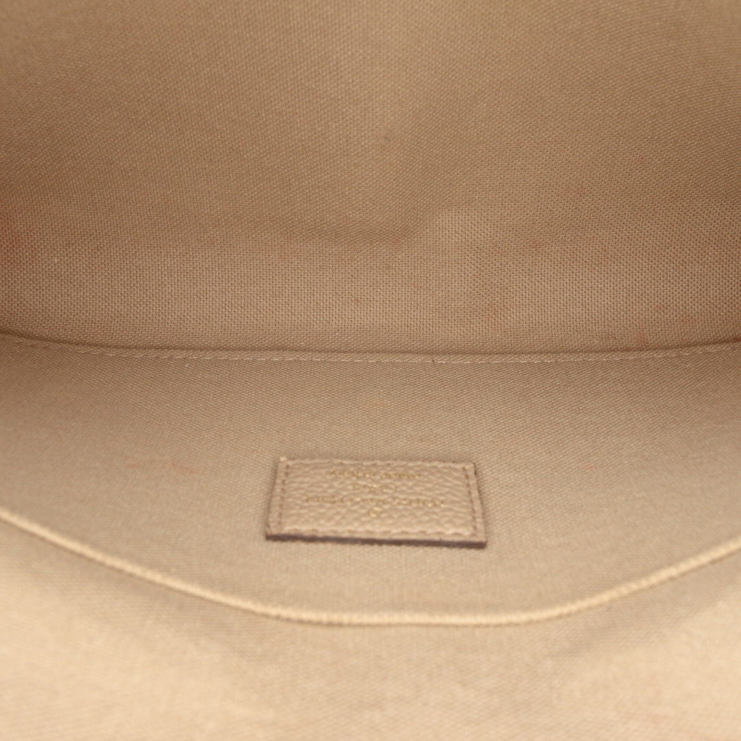 Pochette Felicie Monogram Empreinte Beige