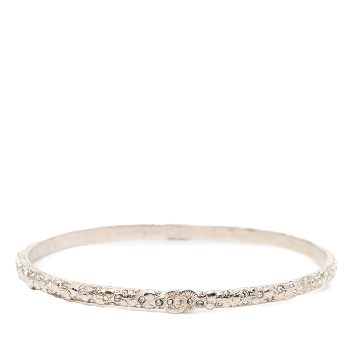 Chanel CC plaqué Strass Bangle