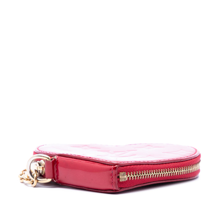 Louis Vuitton Monogram Vernis Heart Coin Purse