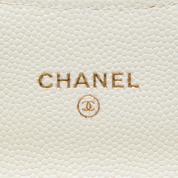 Chanel Matelassé Pochette avec chaîne Mini Cuir caviar