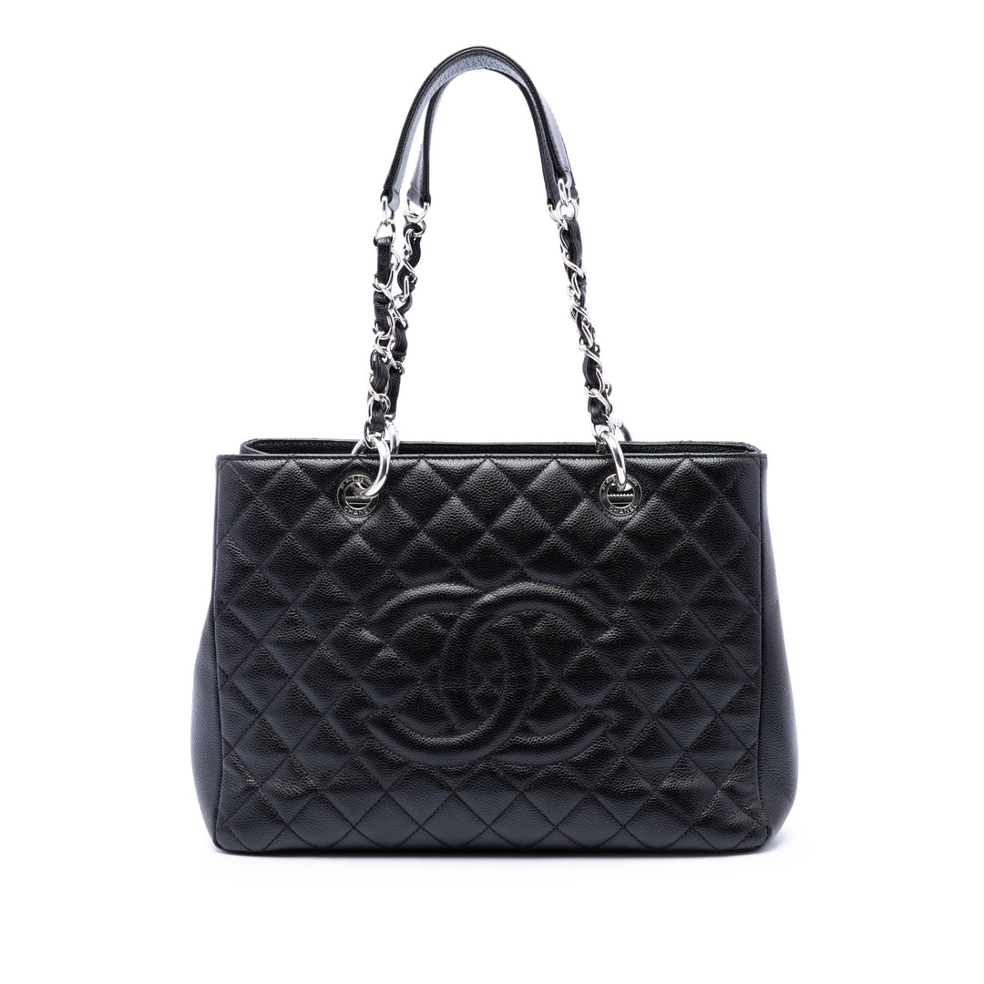Chanel Cabas Cuir caviar Noir – vue principale – GABY PARIS