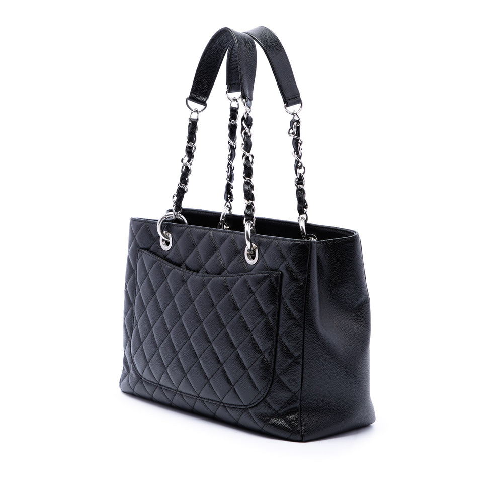 Chanel Cabas Cuir caviar Noir – vue 2 – GABY PARIS