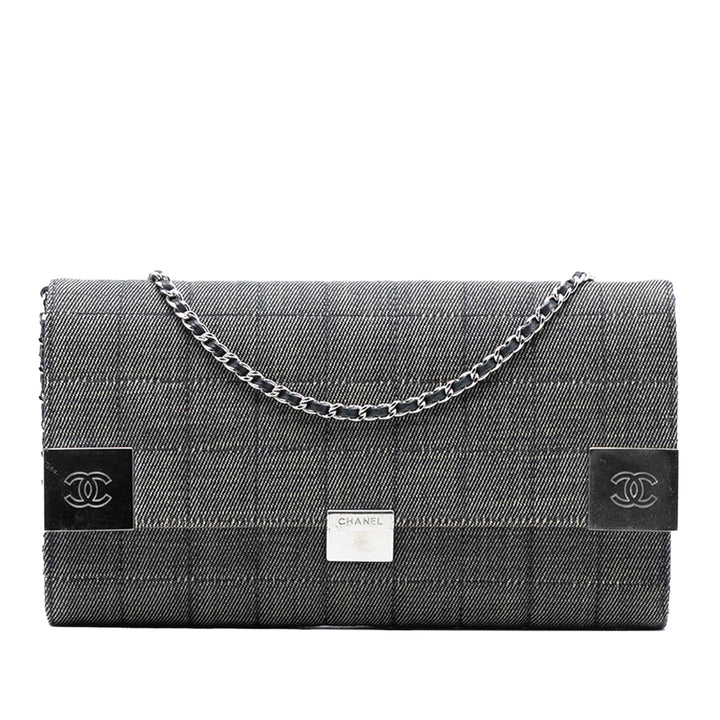 Chanel CC Choco Bar Jean Chain à rabat