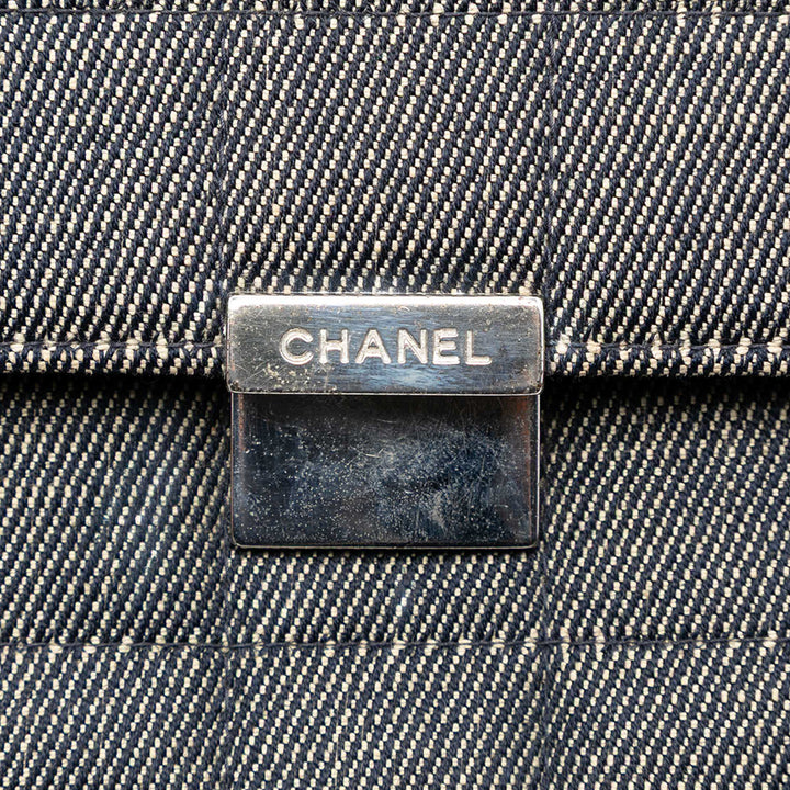 Chanel CC Choco Bar Jean Chain à rabat