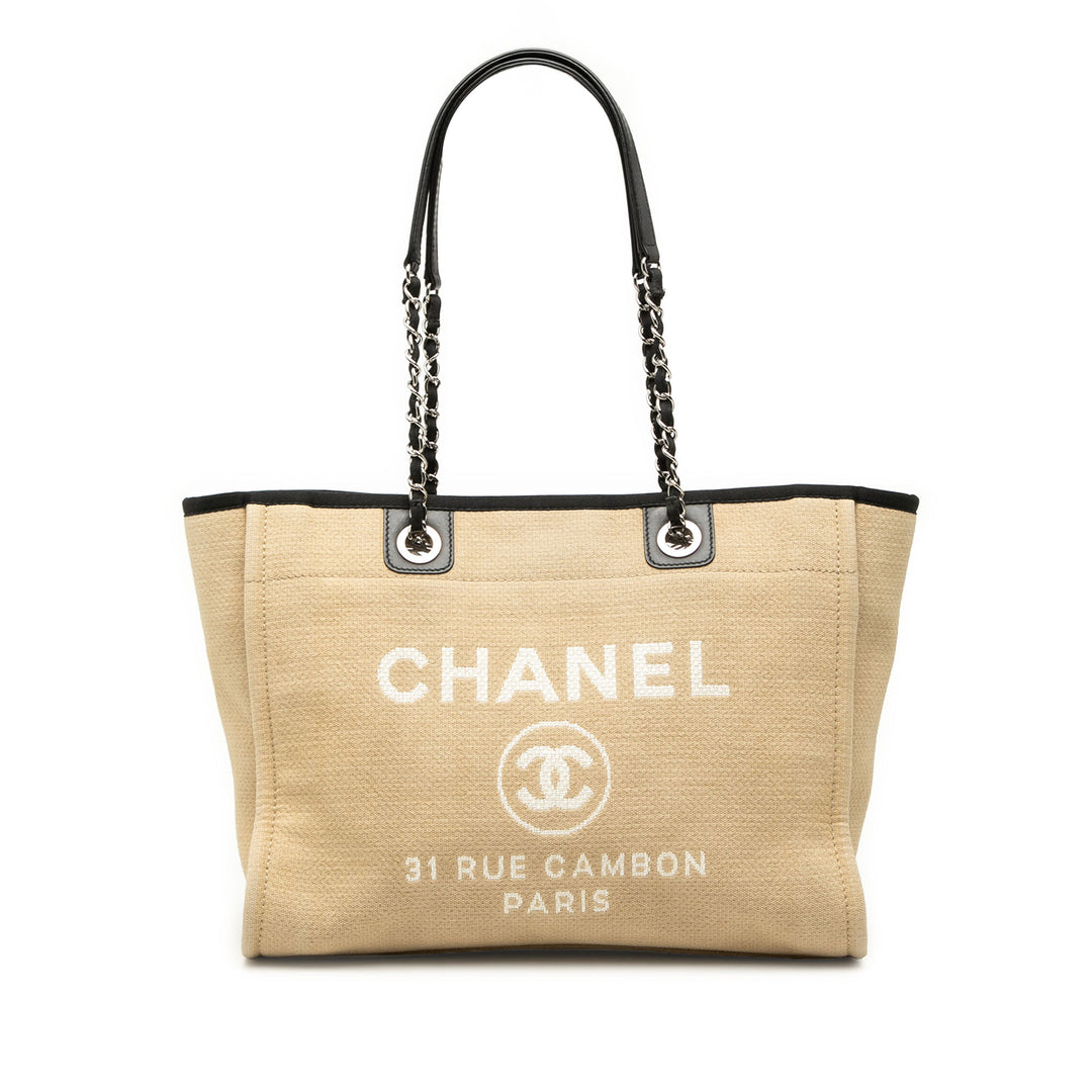 Chanel Small Toile Deauville Cabas