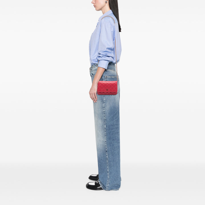 Chanel CC Matelassé Cuir d’agneau Wallet on Chain