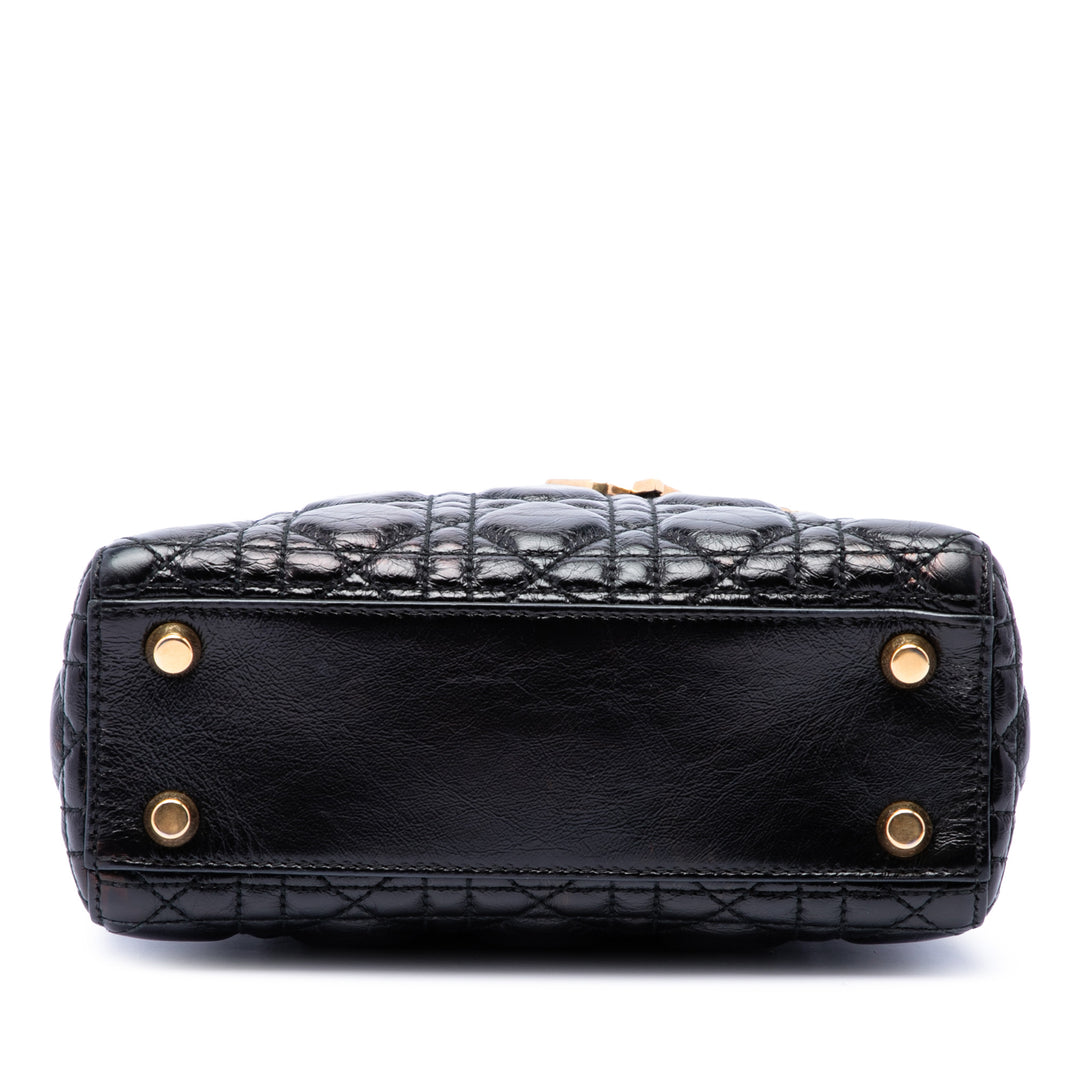 Dior Lady Dior froissé Cannage My ABCDior Petit Cuir