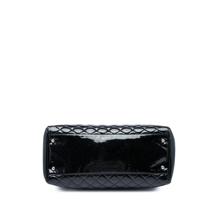 Chanel Matelassé Just Mademoiselle Sac bowling Grand Noir – vue 3 – GABY PARIS