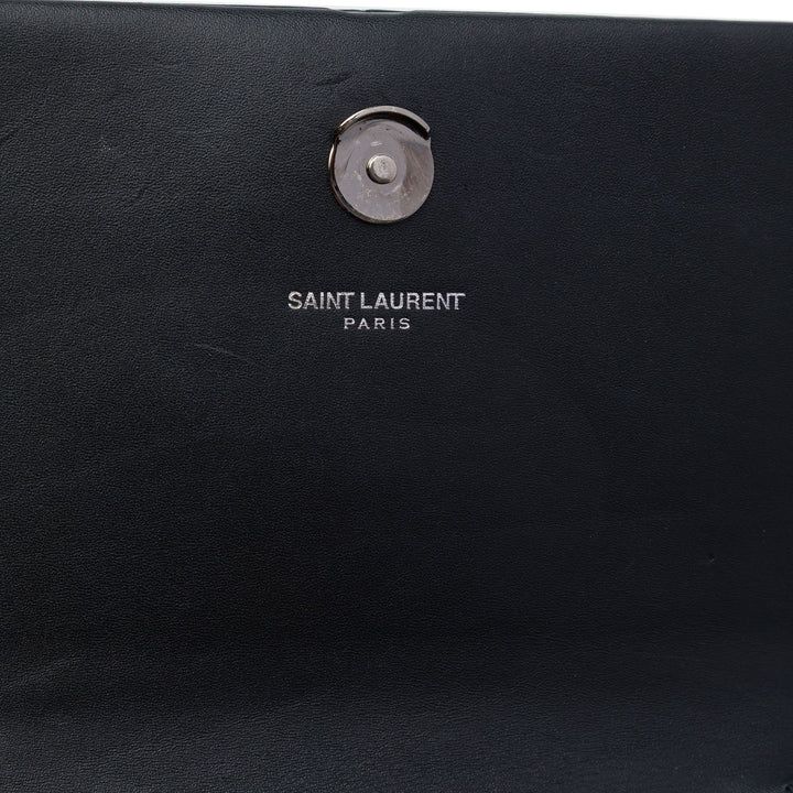 Saint Laurent Cloud Star Applique Classic Kate Pompon Wallet on Chain Cuir de veau Noir – vue 5 – GABY PARIS
