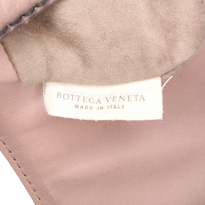 Nappa Intrecciato Mirror Lens Shoulder Bag Pink - Gaby Paris