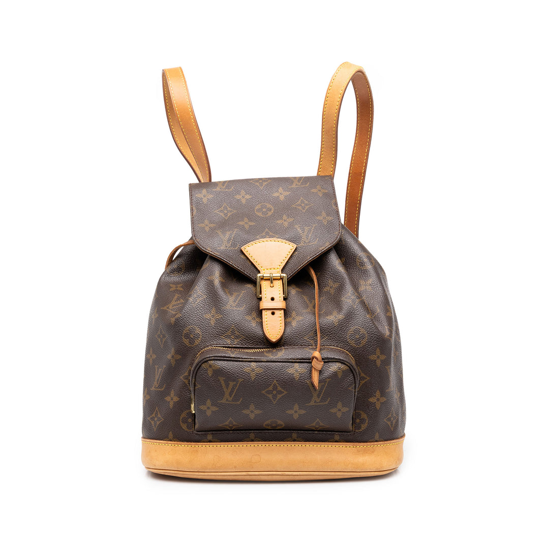 Louis Vuitton Montsouris PM Monogram Marron – vue principale – GABY PARIS