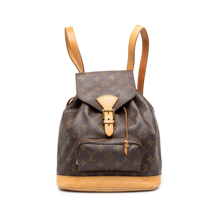 Louis Vuitton Montsouris PM Monogram Marron – vue principale – GABY PARIS