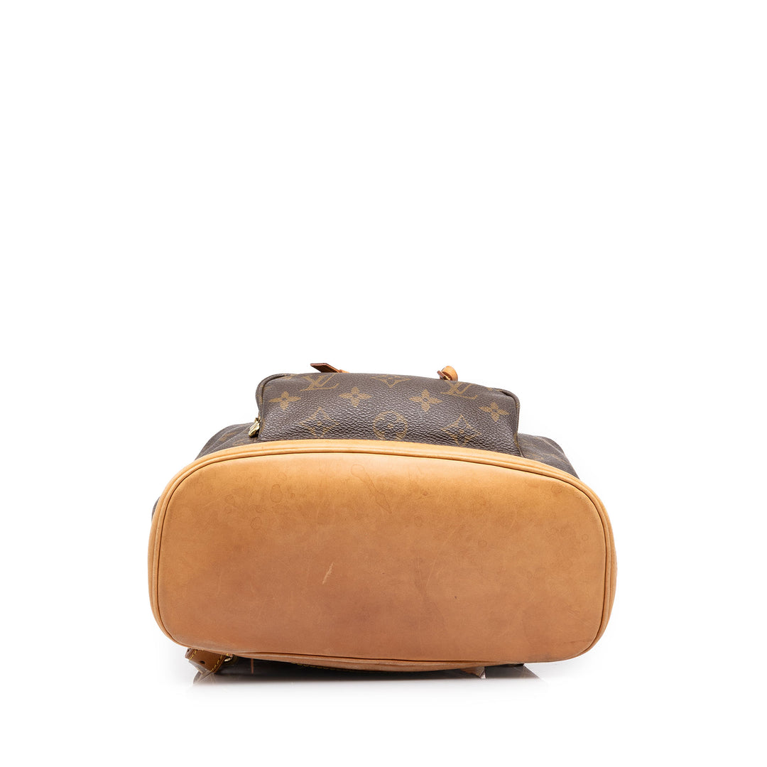 Louis Vuitton Montsouris PM Monogram Marron – vue 3 – GABY PARIS
