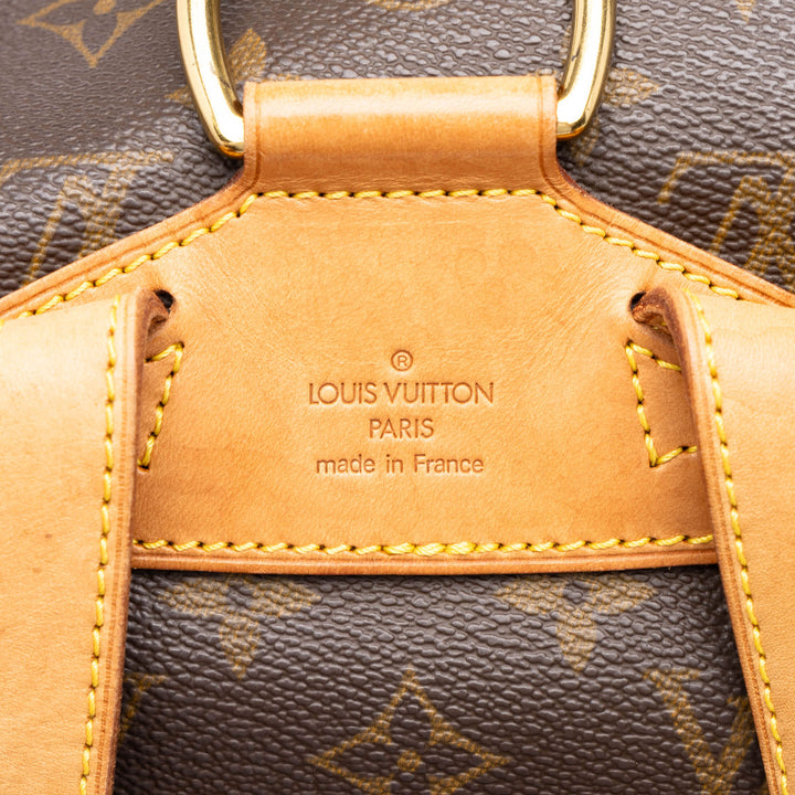 Louis Vuitton Montsouris PM Monogram Marron – vue 5 – GABY PARIS