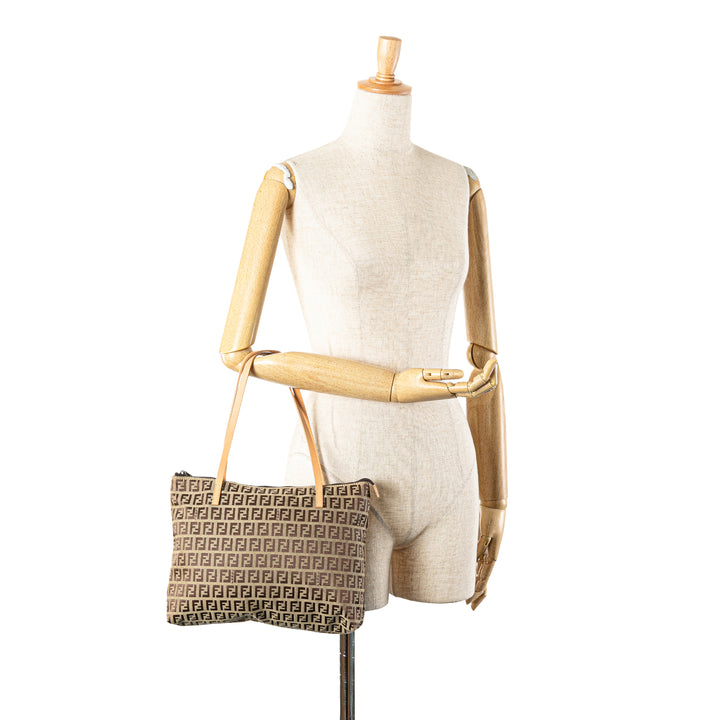 Zucchino Canvas Tote Brown - Gaby Paris