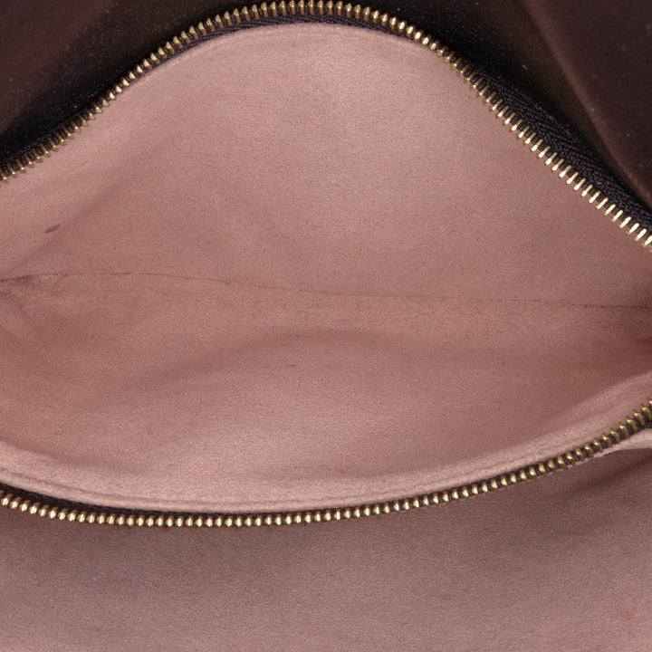 Monogram Embossed Pochette Coussin Black - Gaby Paris