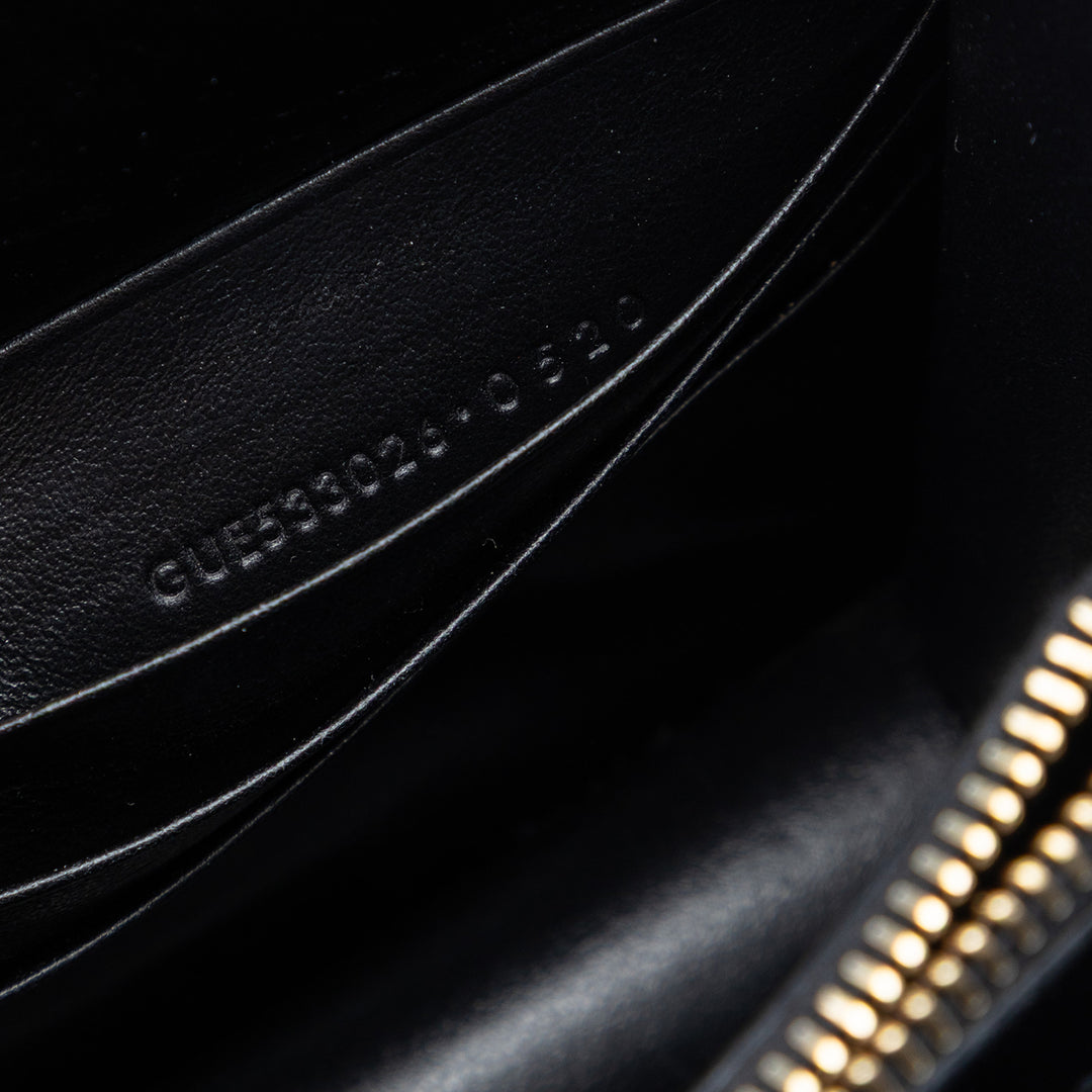 Saint Laurent Medium Daim et Cuir de veau Monogram Sunset sac à anse supérieure