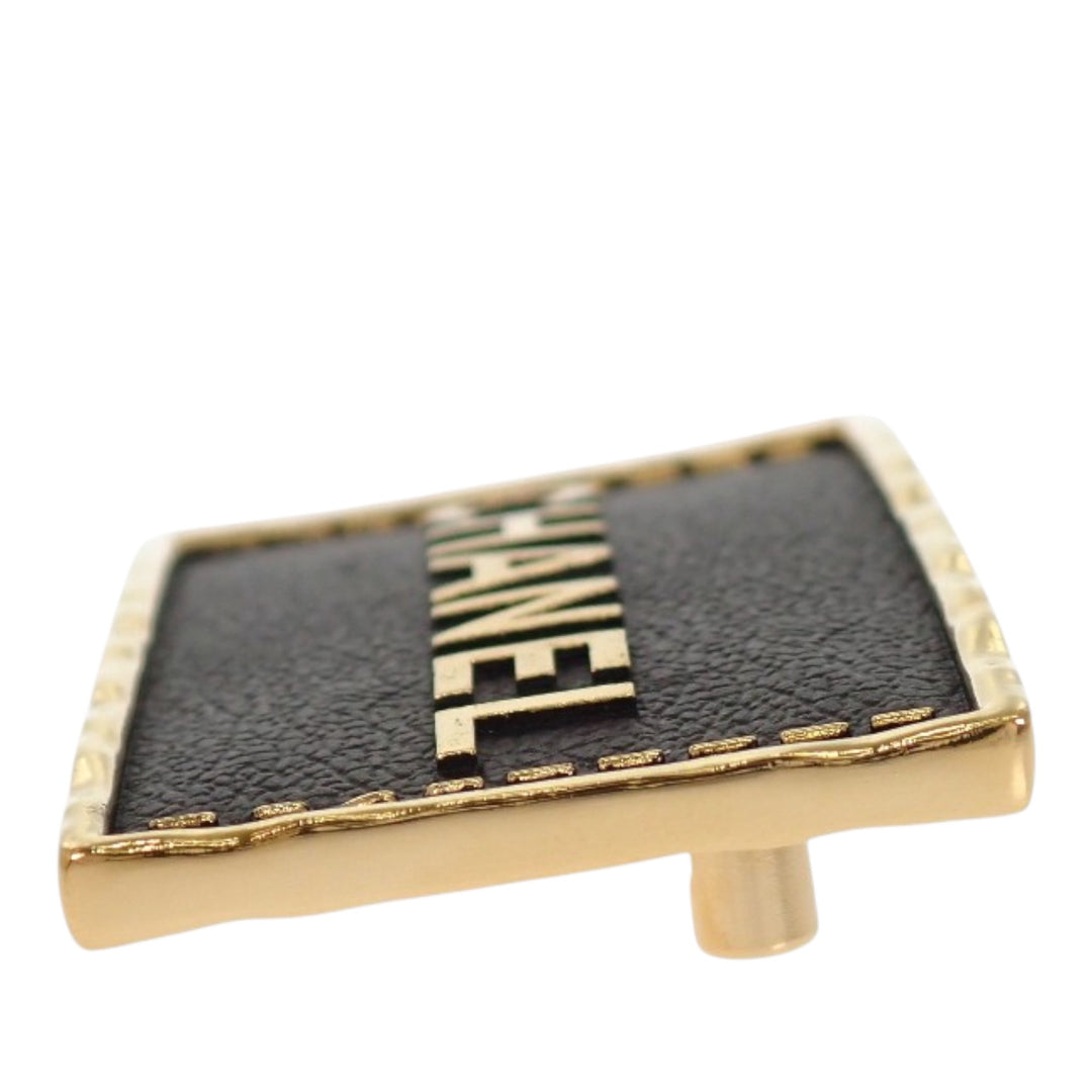 plaqué et Logo Plate Pin Broche Doré