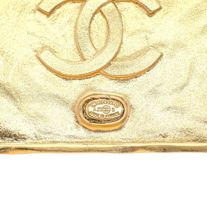 plaqué et Logo Plate Pin Broche Doré