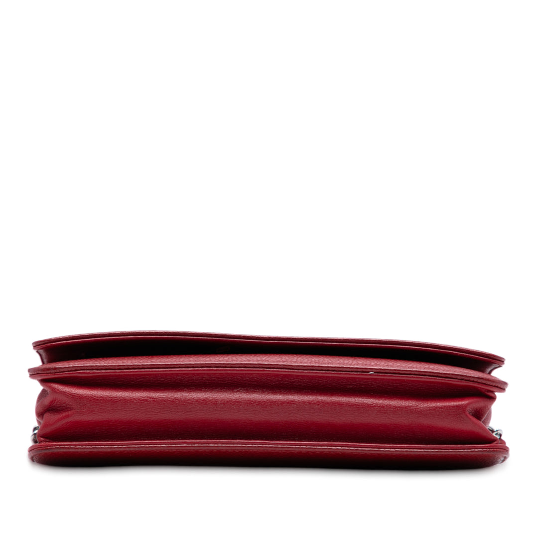 Chanel CC Caviar Wallet on Chain