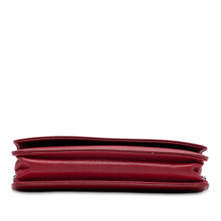 Chanel CC Caviar Wallet on Chain