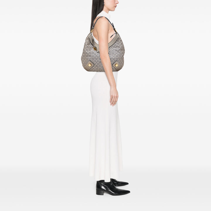 LOEWE Anagram Toile New Road Hobo Gris