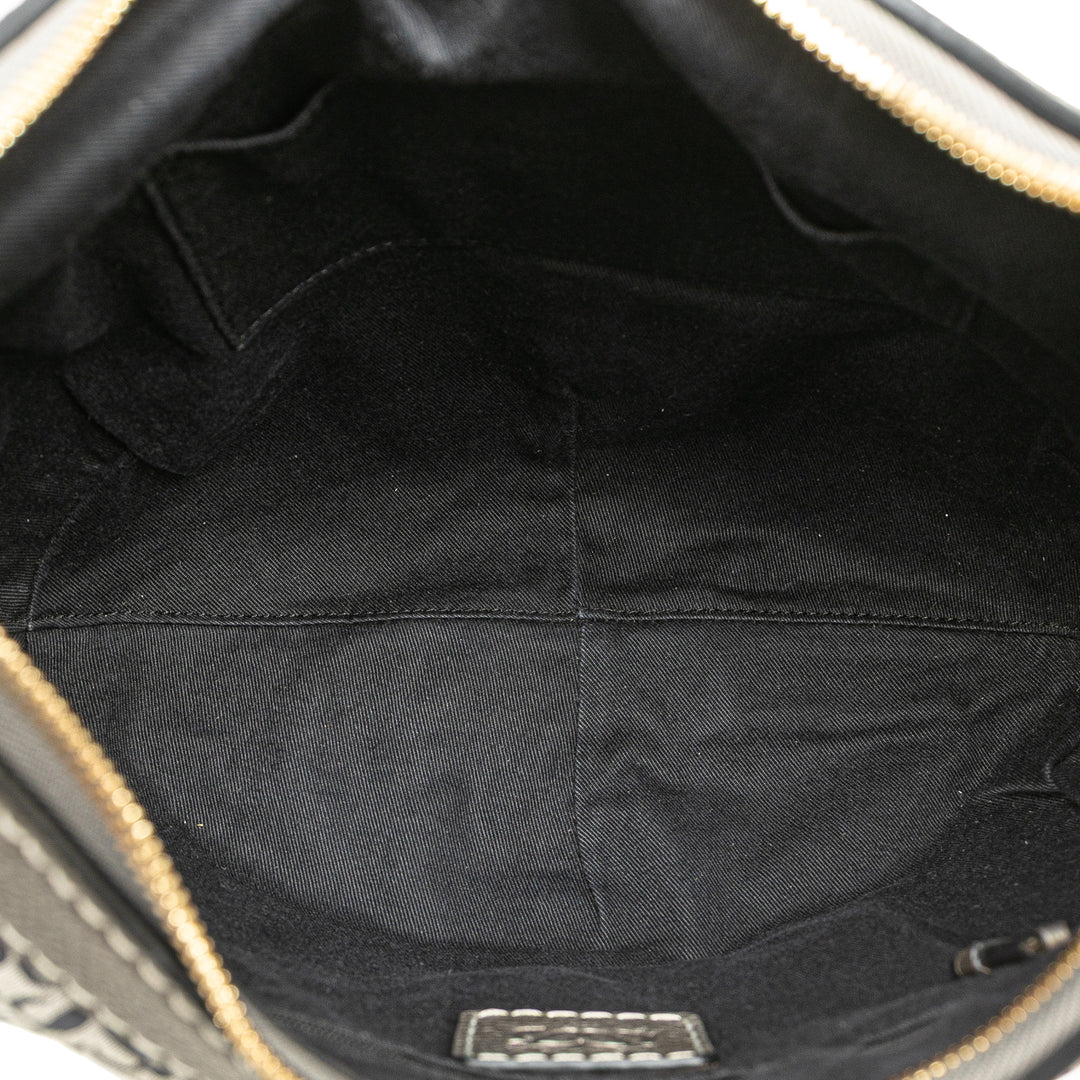LOEWE Anagram Toile New Road Hobo Gris