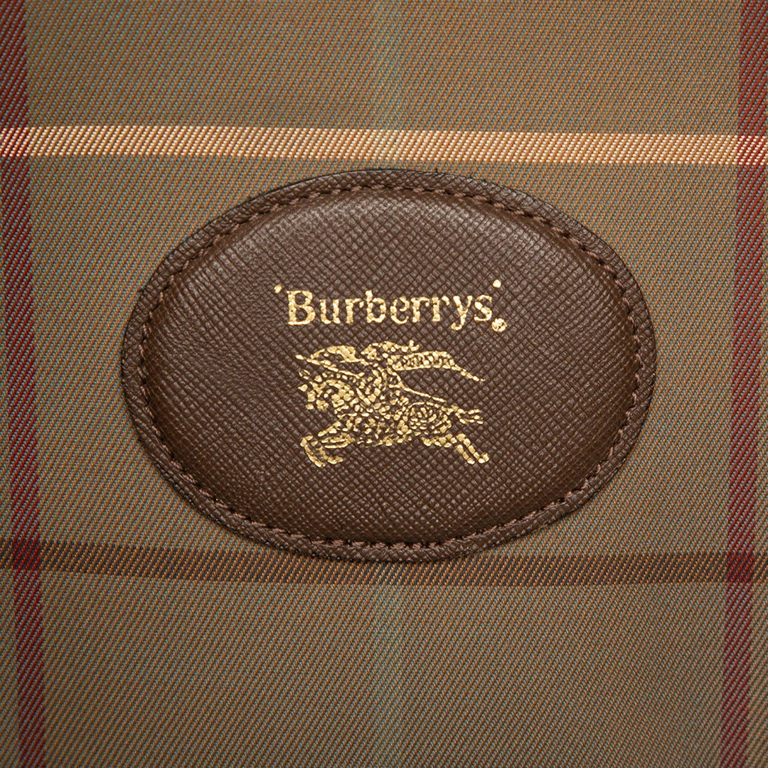 Burberry Vintage Check Toile Boston Sac
