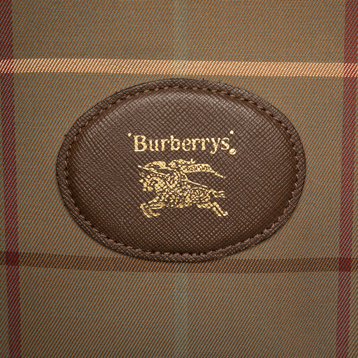 Burberry Vintage Check Toile Boston Sac