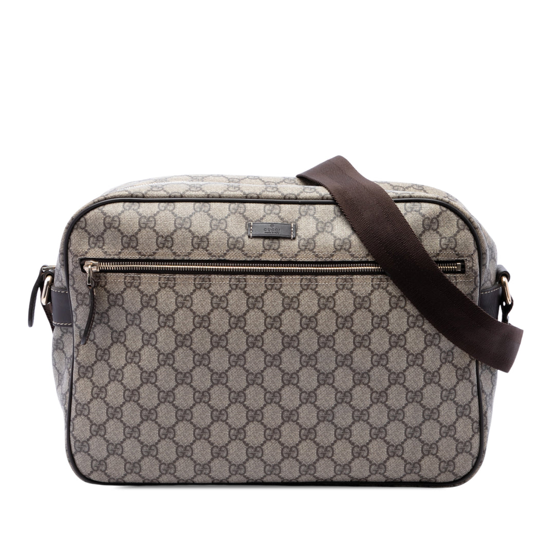Gucci Sac bandoulière GG Supreme Beige – vue principale – GABY PARIS