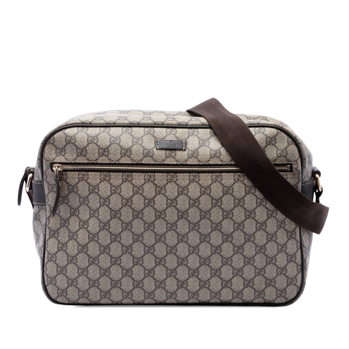 Gucci Sac bandoulière GG Supreme Beige – vue principale – GABY PARIS