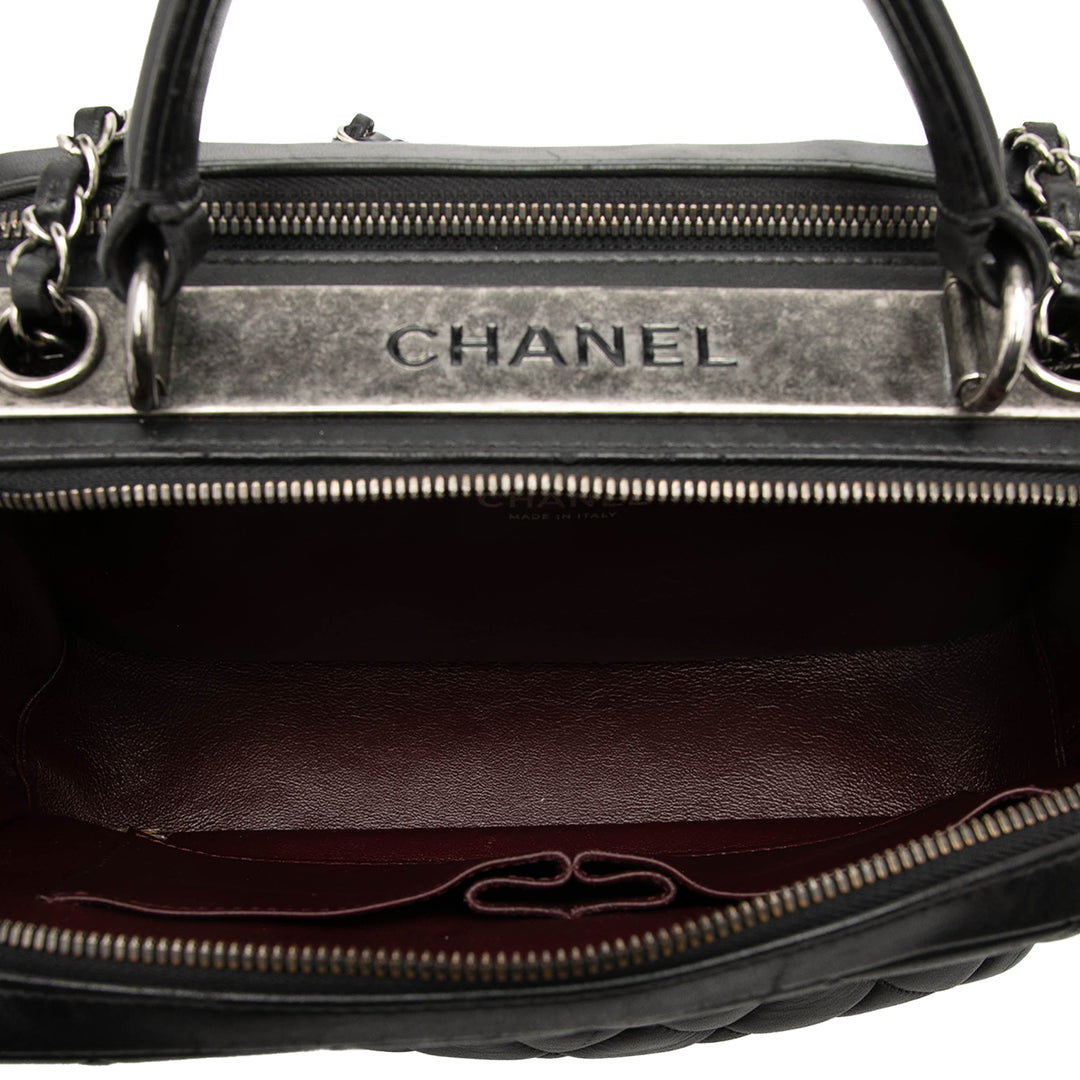 Chanel Medium Matelassé Cuir d’agneau Trendy CC Bowling Sac