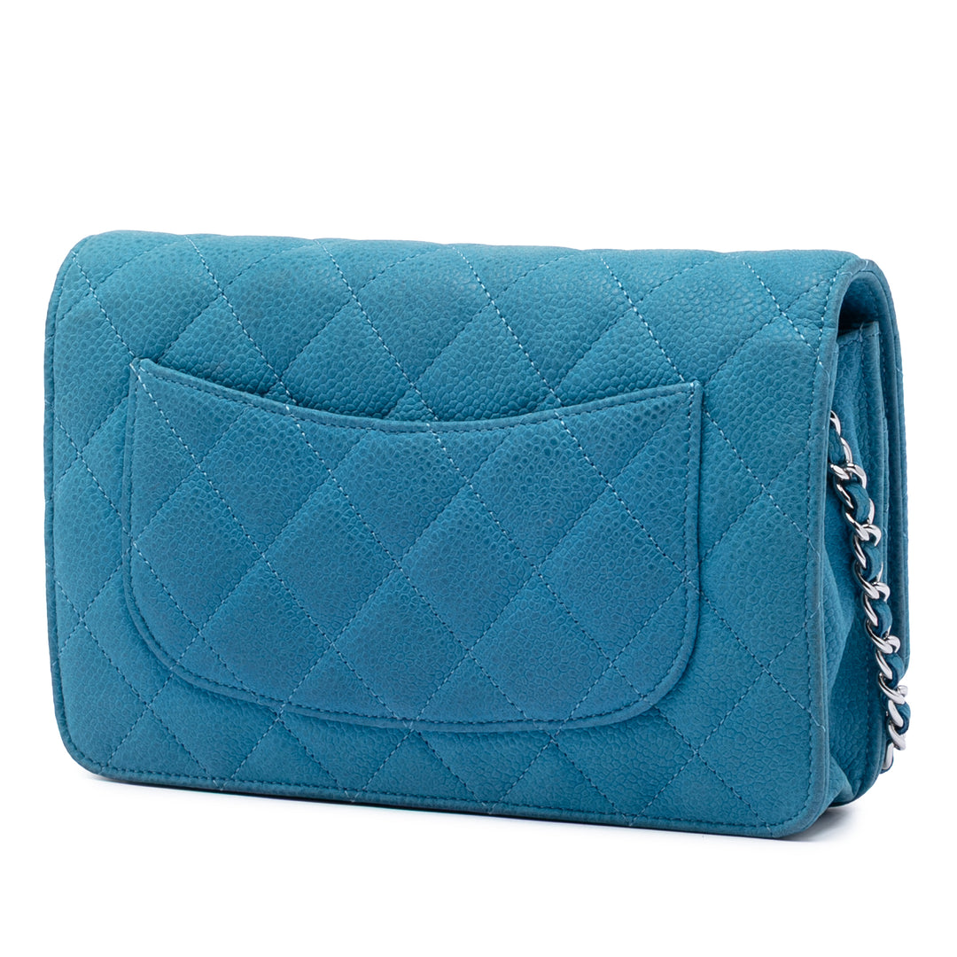 Chanel CC Matelassé Caviar Wallet on Chain