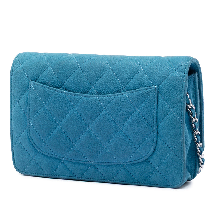 Chanel CC Matelassé Caviar Wallet on Chain