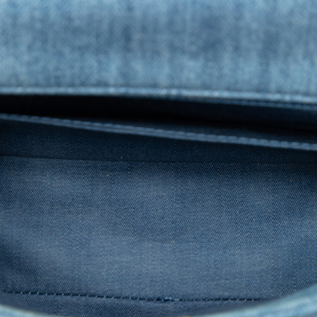 Chanel Mini Rectangular Classic Jean Perle Crush Simple rabat