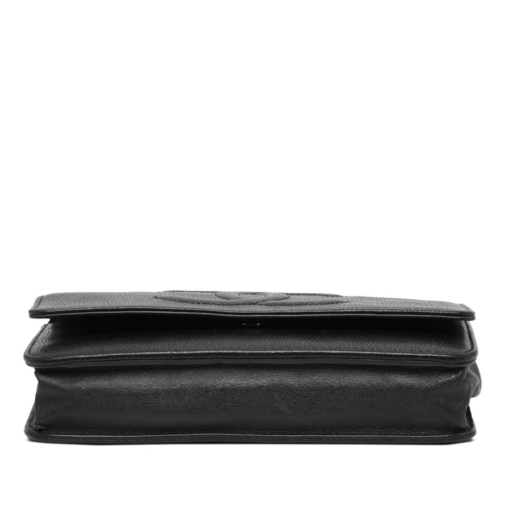 Chanel Sac bandoulière CC Timeless Wallet on Chain Cuir caviar Noir – vue 3 – GABY PARIS
