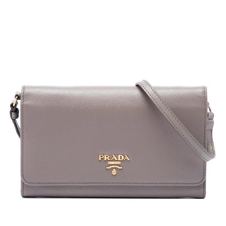 Prada Saffiano Portefeuille on Strap