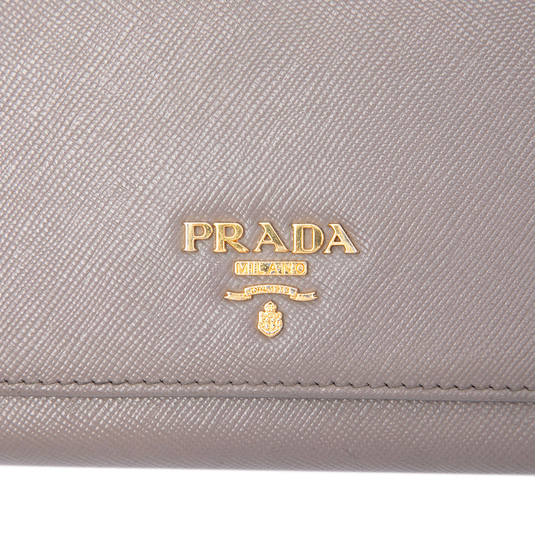 Prada Saffiano Portefeuille on Strap