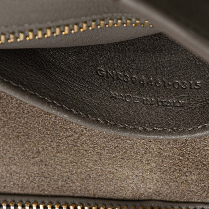 Saint Laurent Small Cuir Monogram Cabas Sac cartable Gris