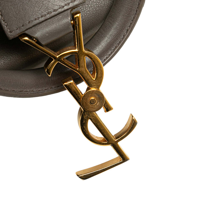 Saint Laurent Small Cuir Monogram Cabas Sac cartable Gris