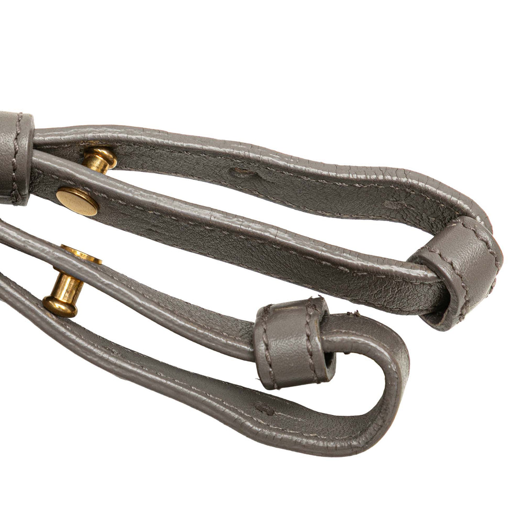Saint Laurent Small Cuir Monogram Cabas Sac cartable Gris