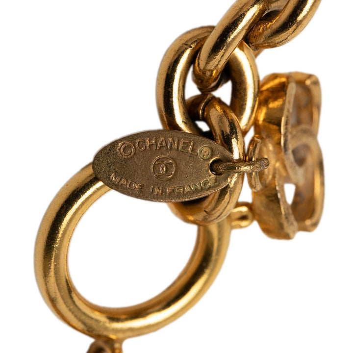 Chanel CC plaqué Cambon Medallion Collier