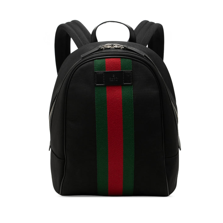 Gucci Techno Web Sac à dos Noir – vue principale – GABY PARIS