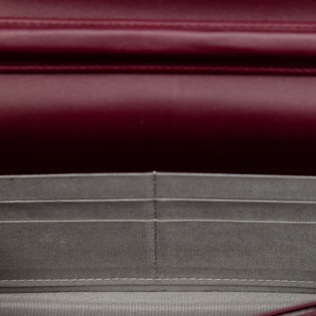 Chanel CC Matelassé Cuir verni Brilliant Wallet on Chain