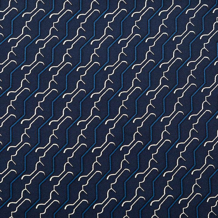 Hermès Imprimé Poche Carré Foulard Bleu – vue 4 – GABY PARIS