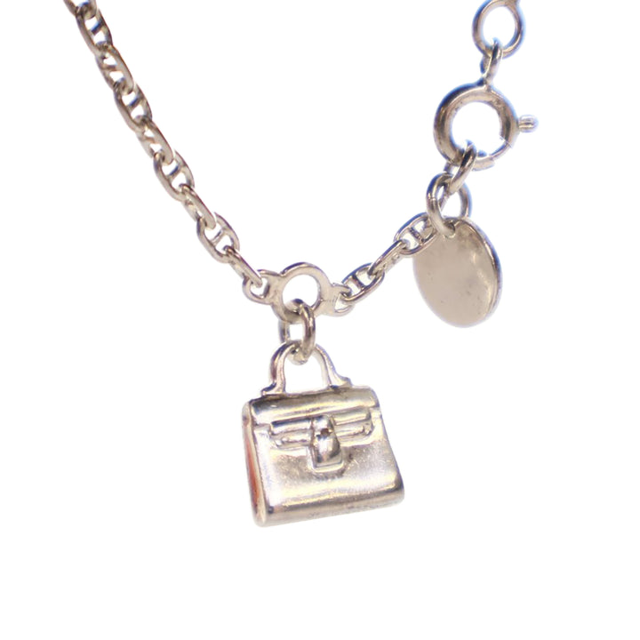 Hermès Sterling Argenté Amulettes Kelly Bracelet Argenté