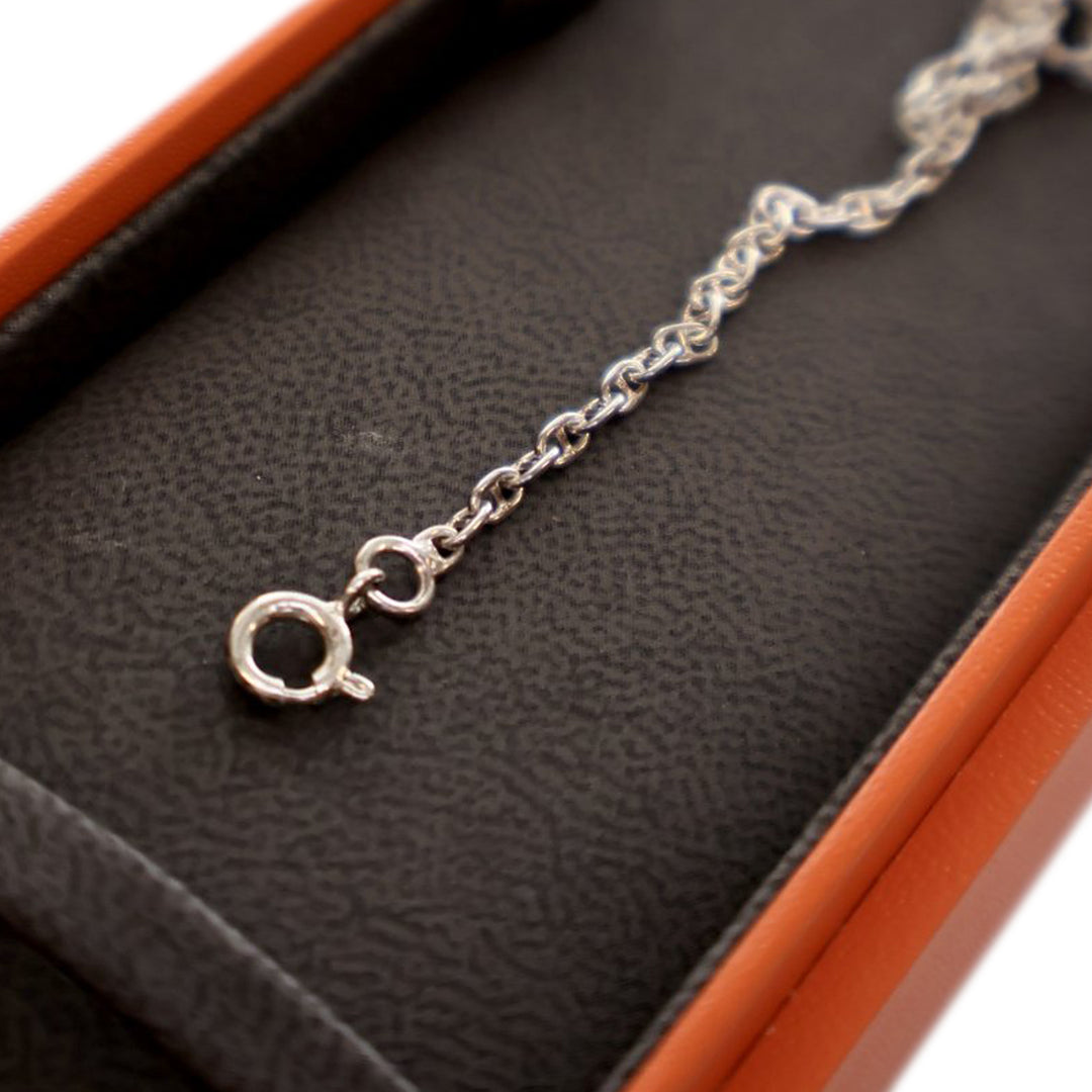 Hermès Sterling Argenté Amulettes Kelly Bracelet Argenté