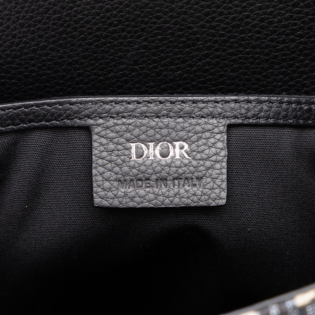 Dior Saddle Sac à dos Oblique Bleu – vue 5 – GABY PARIS