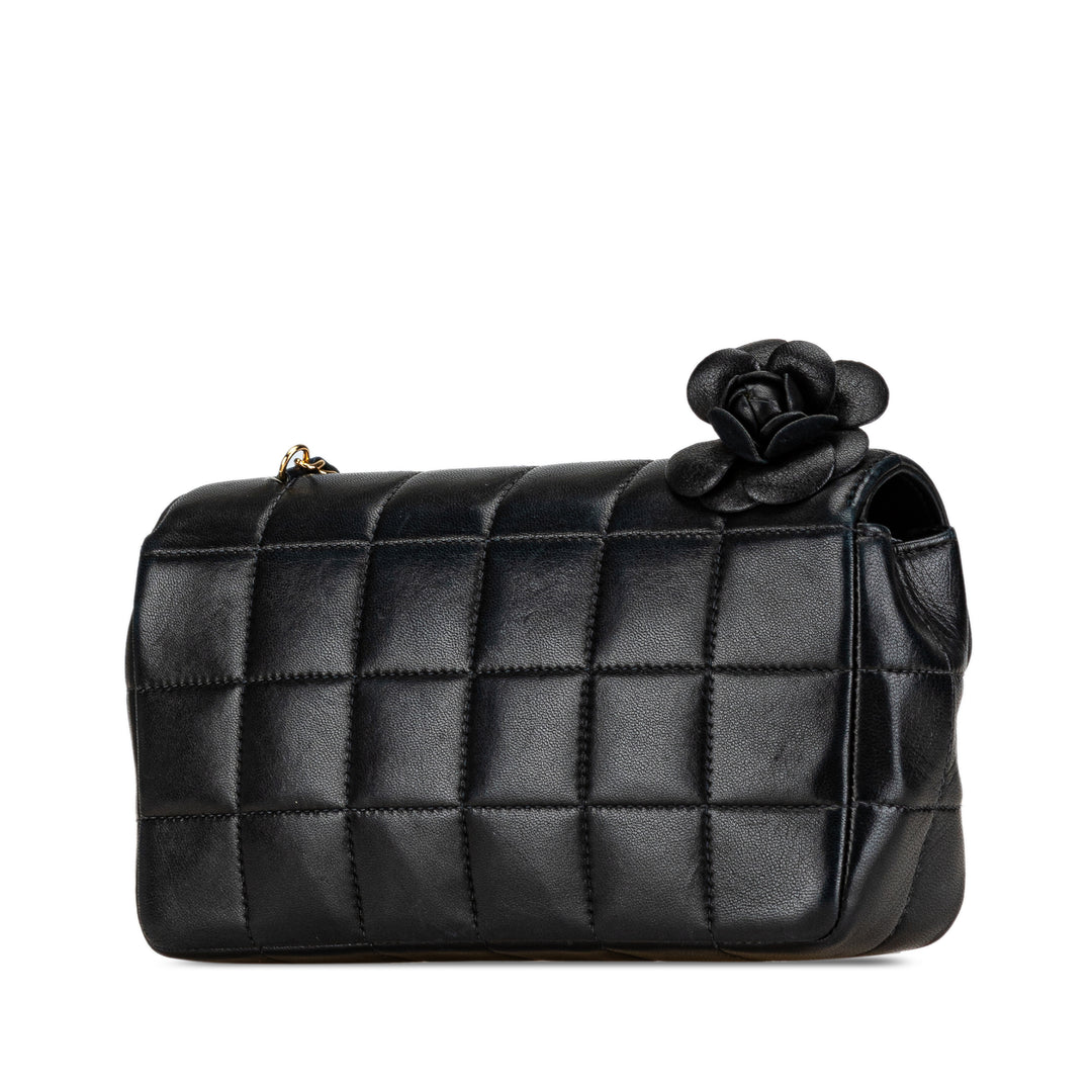 Chanel Extra Mini Chocolate Bar Camellia avec rabat