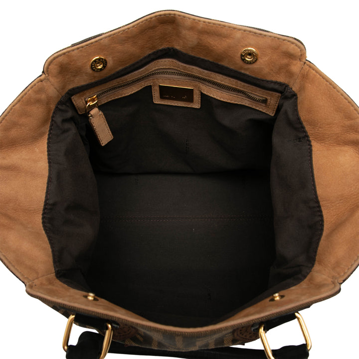 Zucca Grommet Etniko Du Jour Cabas Marron